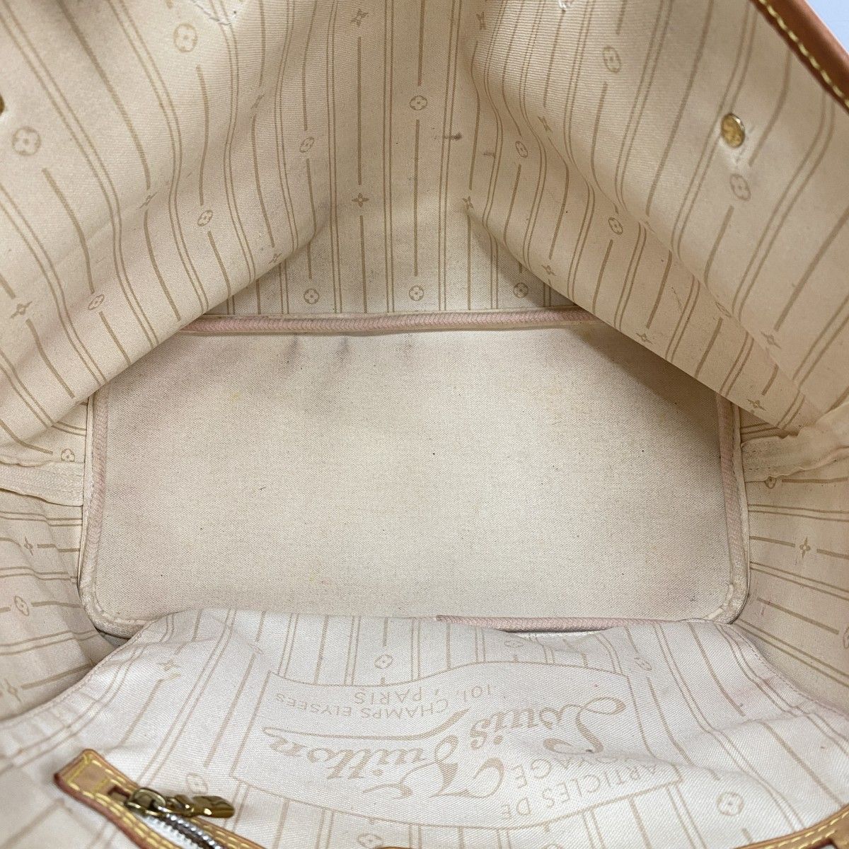 ルイヴィトン トートバッグ ダミエ・アズール ネヴァーフルホワイト中古レディース 中古・古着通販】LOUIS VUITTON (ルイ ヴィトン) ルイ・ヴィトン