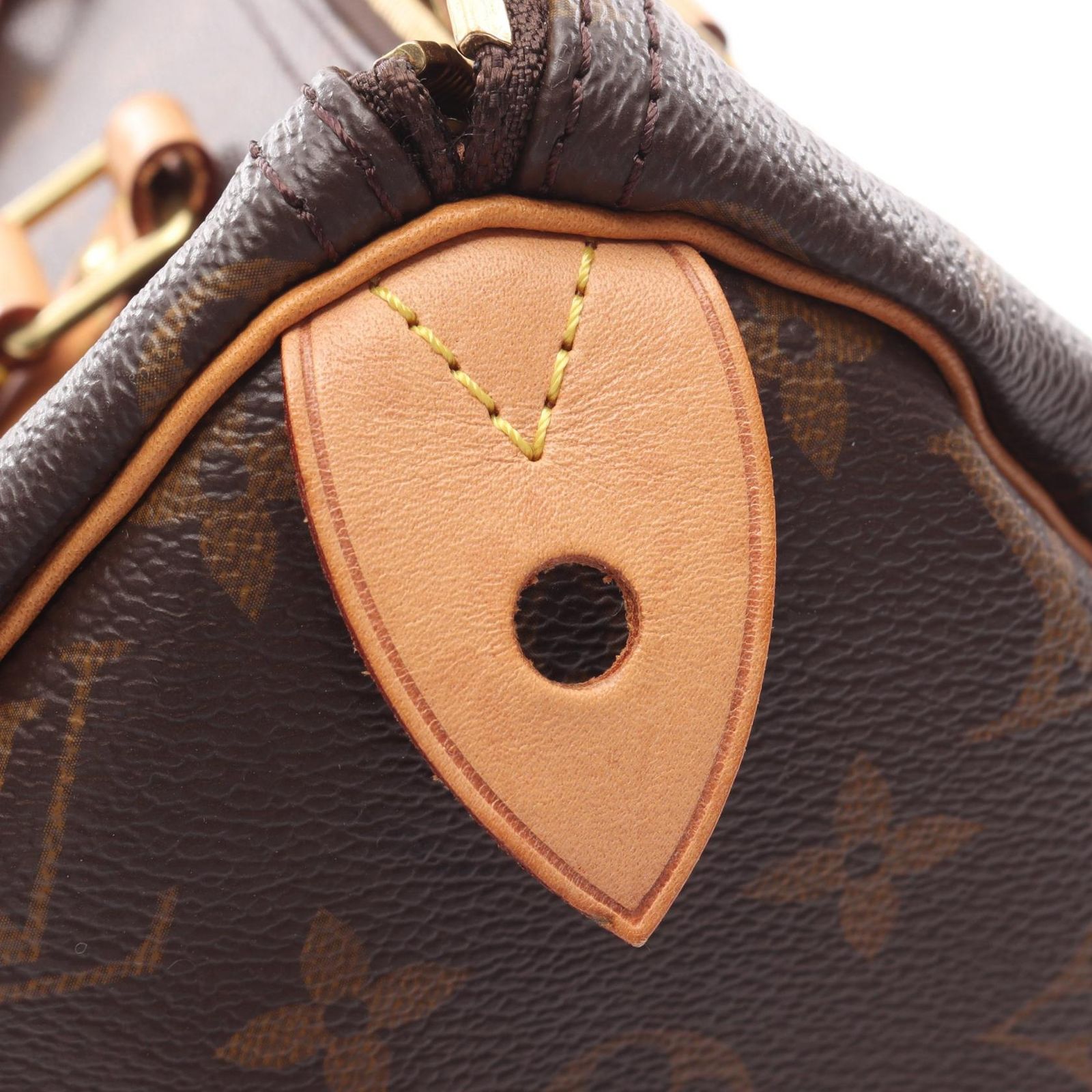ルイ・ヴィトンのスピーディ 30 モノグラムキャンバス ハンドバッグ ルイヴィトンスピーディ 30 現行モデル 14145 ブラウン レディース