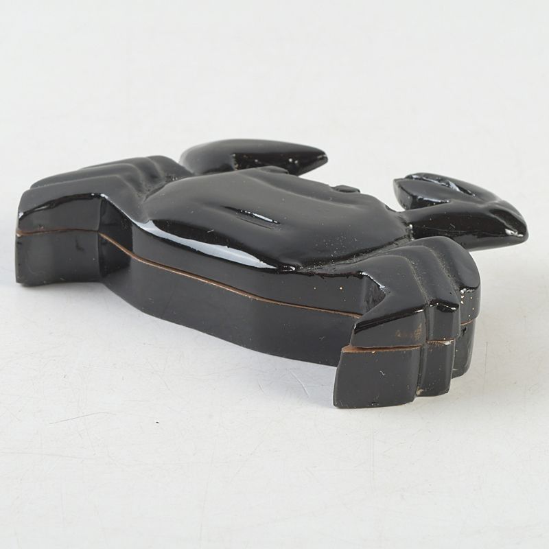 茶道具 池之浦大起作 漆塗 蟹香合 一對 共箱 C S541 - メルカリ