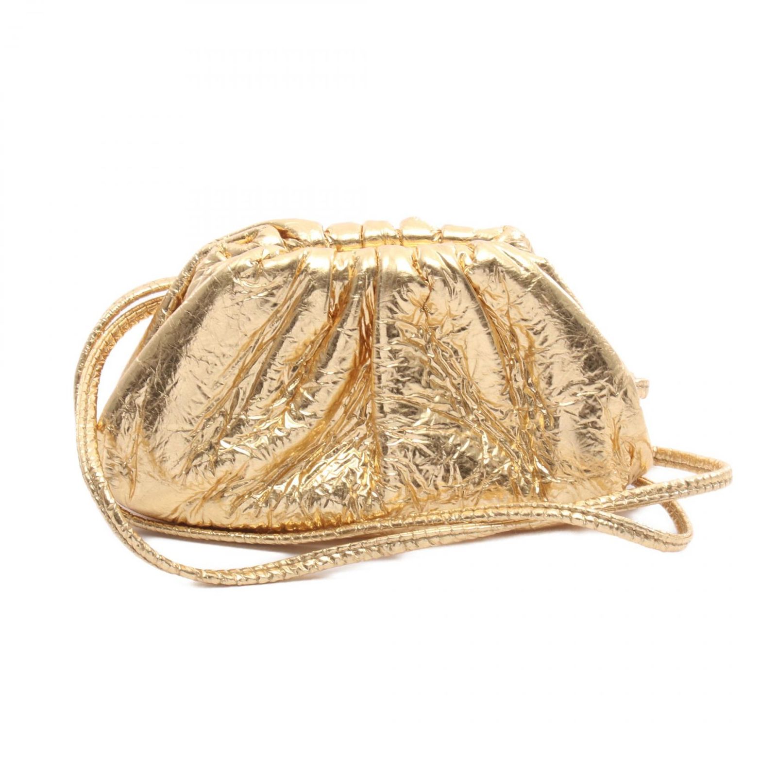 ボッテガヴェネタ BOTTEGA VENETA ポーチ ミニ ザ ポーチ メタリック 