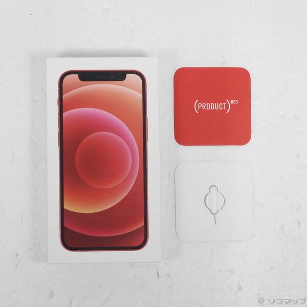 中古品〕 iPhone12 mini 64GB プロダクトレッド MGAE3J／A SIMフリー