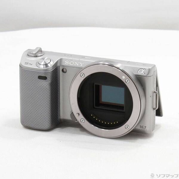 SONY NEX-5N ボディ シルバー Sony NEX-5N Mirrorless Camera Body, Silver {16.1MP}