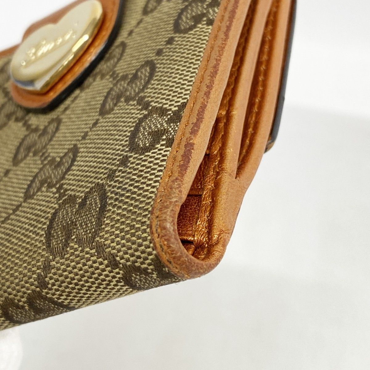 5pd4857-k】グッチ 財布 GGキャンバス 203548 キャンバス ブラウン