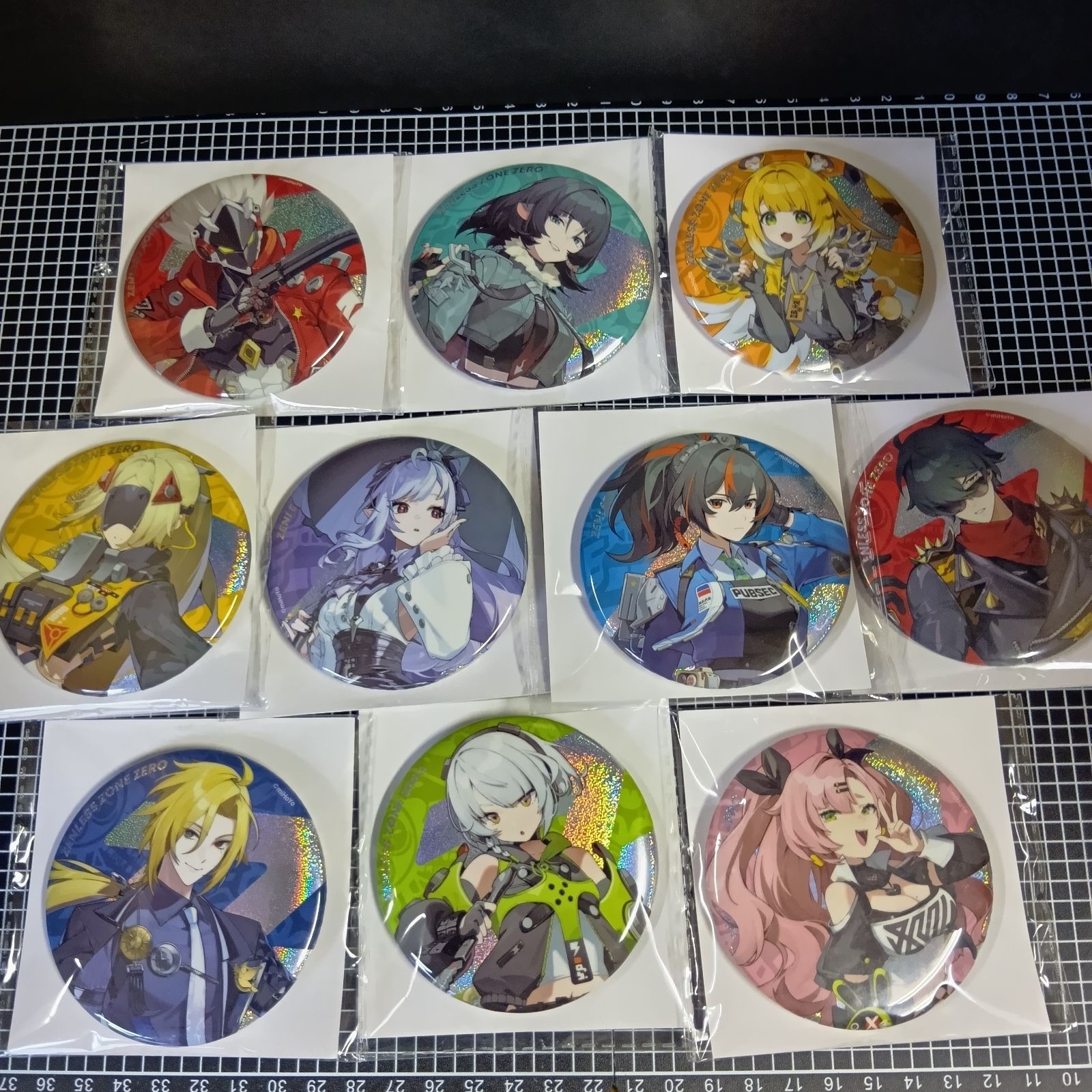 ① ゼンゼロ ゼンレスゾーンゼロ × GIGO限定！ 缶バッジ 全種