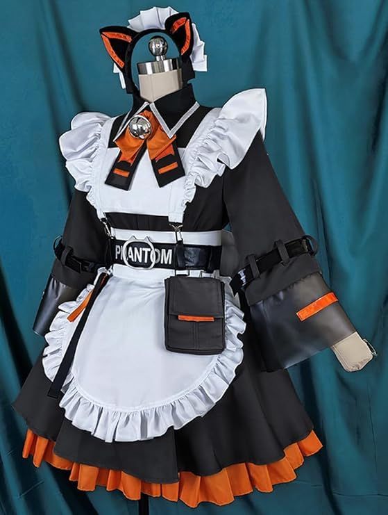 アルバーン ノックス コスプレ衣装 メイド服 バーチャルYouTuber