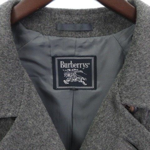 バーバリーズ Burberrys カシミヤ混 コート ダブル 裏地ノバチェック