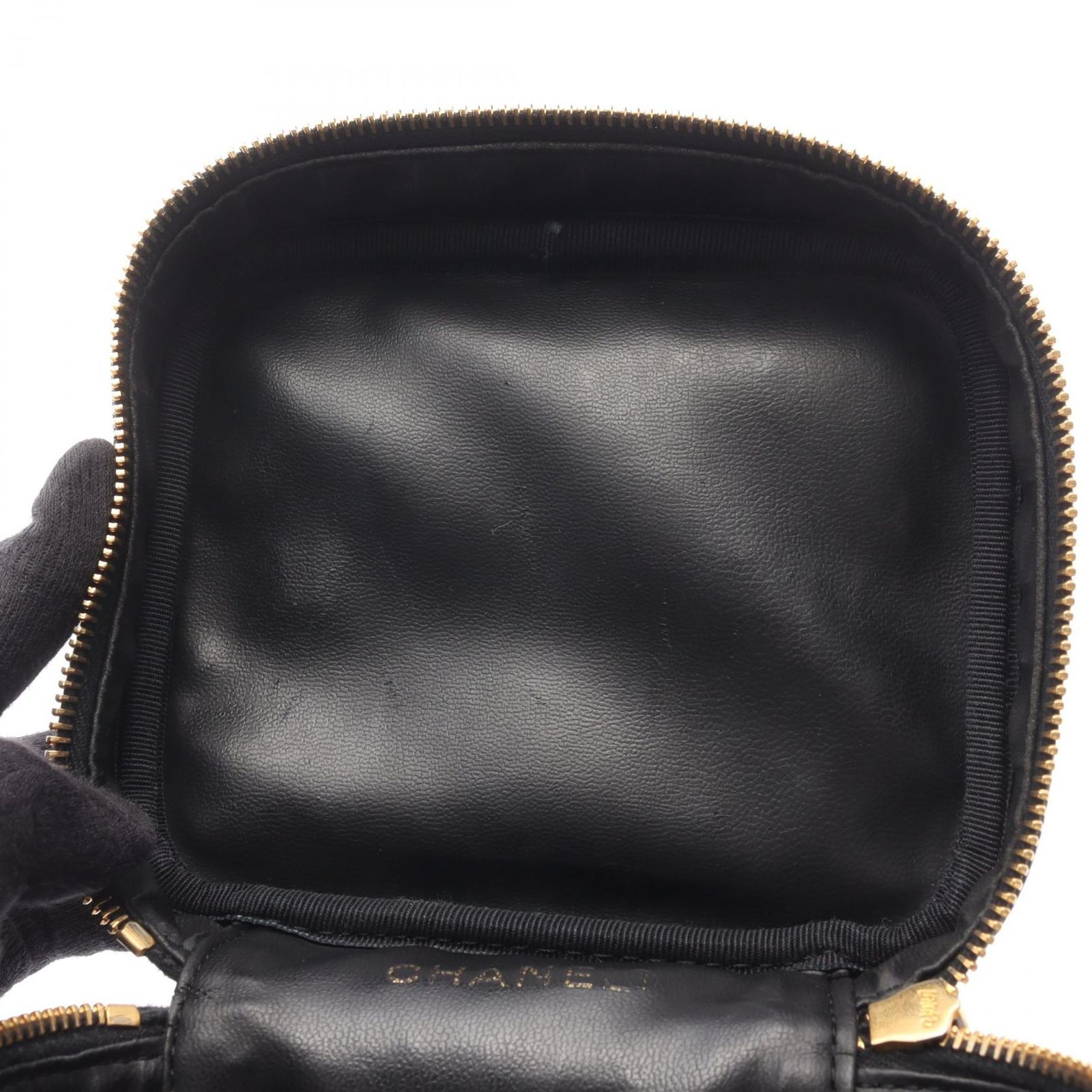 CHANEL ハンドバッグ CC ココマーク ロゴ A01998 キャビアスキン シャネル CHANEL ハンドバッグ ココマーク A01998 ブラック キャビア