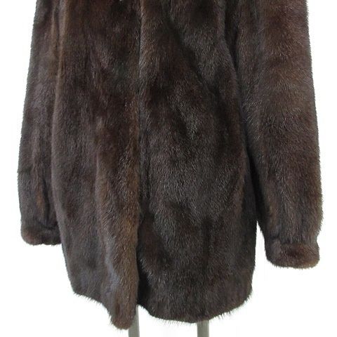 サガミンク SAGA MINK コート ファーコート 毛皮 ミンク ブラウン 茶