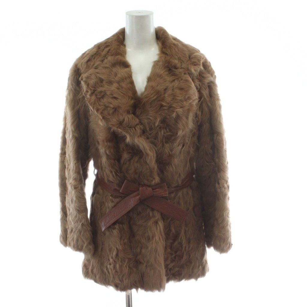 ムーンバット フォックスファー ハーフ丈 ファーコート サイズ11 毛皮 ムーンバットファー Moonbat fur ファーコート ハーフ丈 ラム 毛皮 11