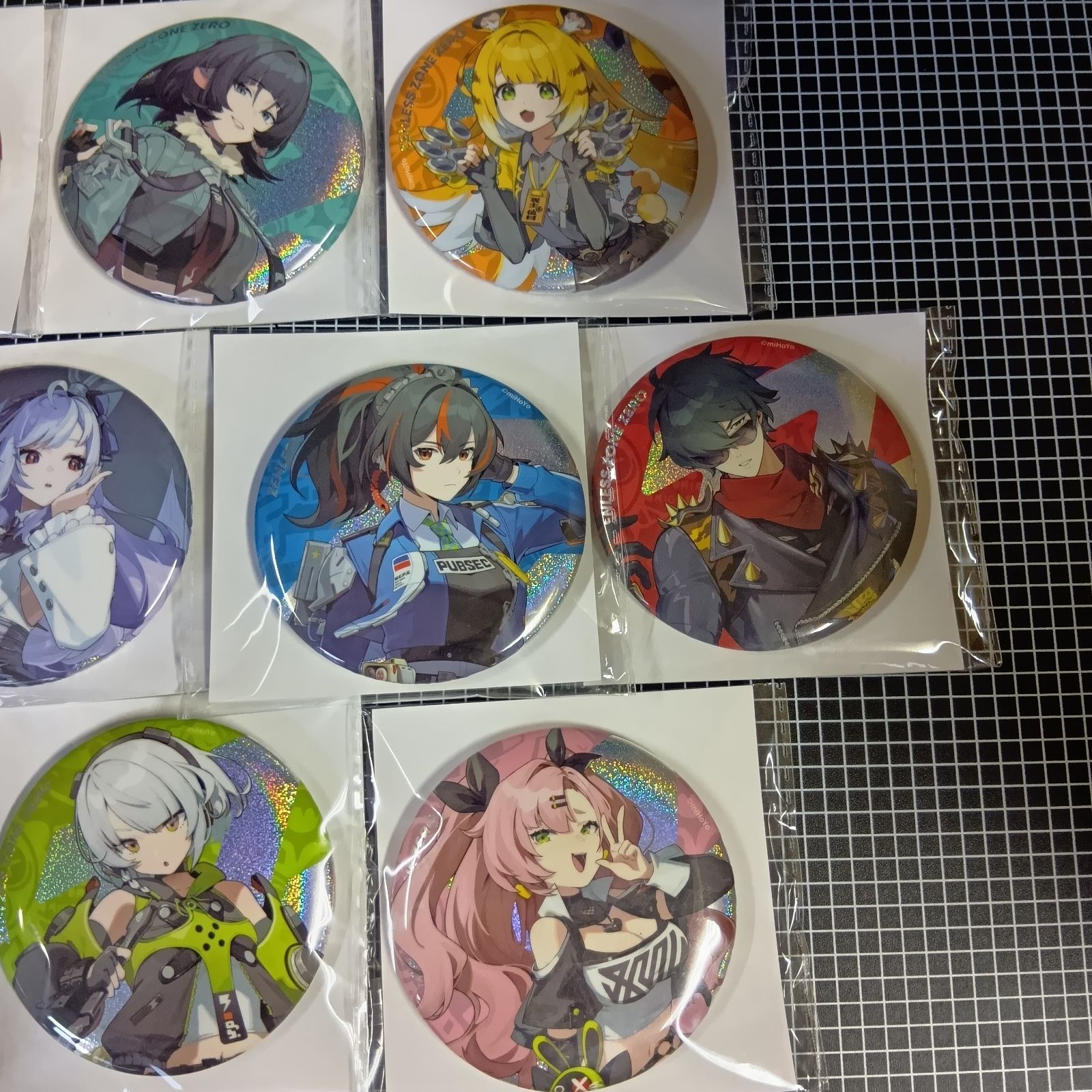 ① ゼンゼロ ゼンレスゾーンゼロ × GIGO限定！ 缶バッジ 全種