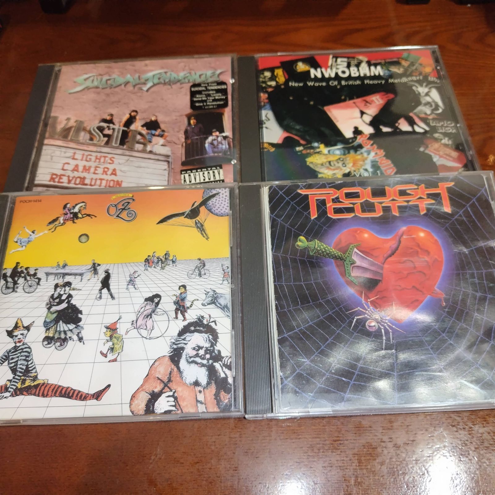 ハードロック＆ヘヴィメタル 中古CD 4枚セット 訳あり処分特価品 管理