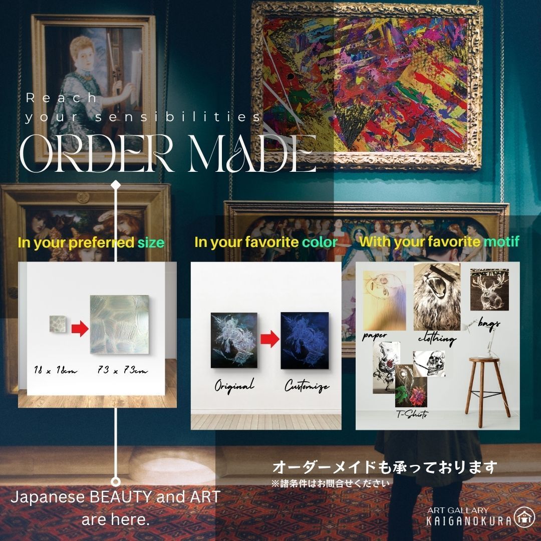 HARUNE-晴音- / 抽象画 90×65㎝ 大型パネル キャンバス 原画1点のみ