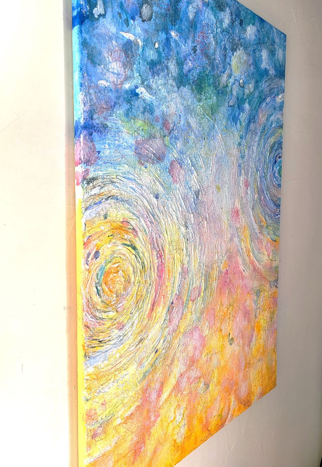 純情可憐 / 抽象画 キャンバス 90×65㎝ 原画のみ モダン アートパネル 純情可憐 / 抽象画 キャンバス 90×65㎝ 原画のみ モダン アートパネル