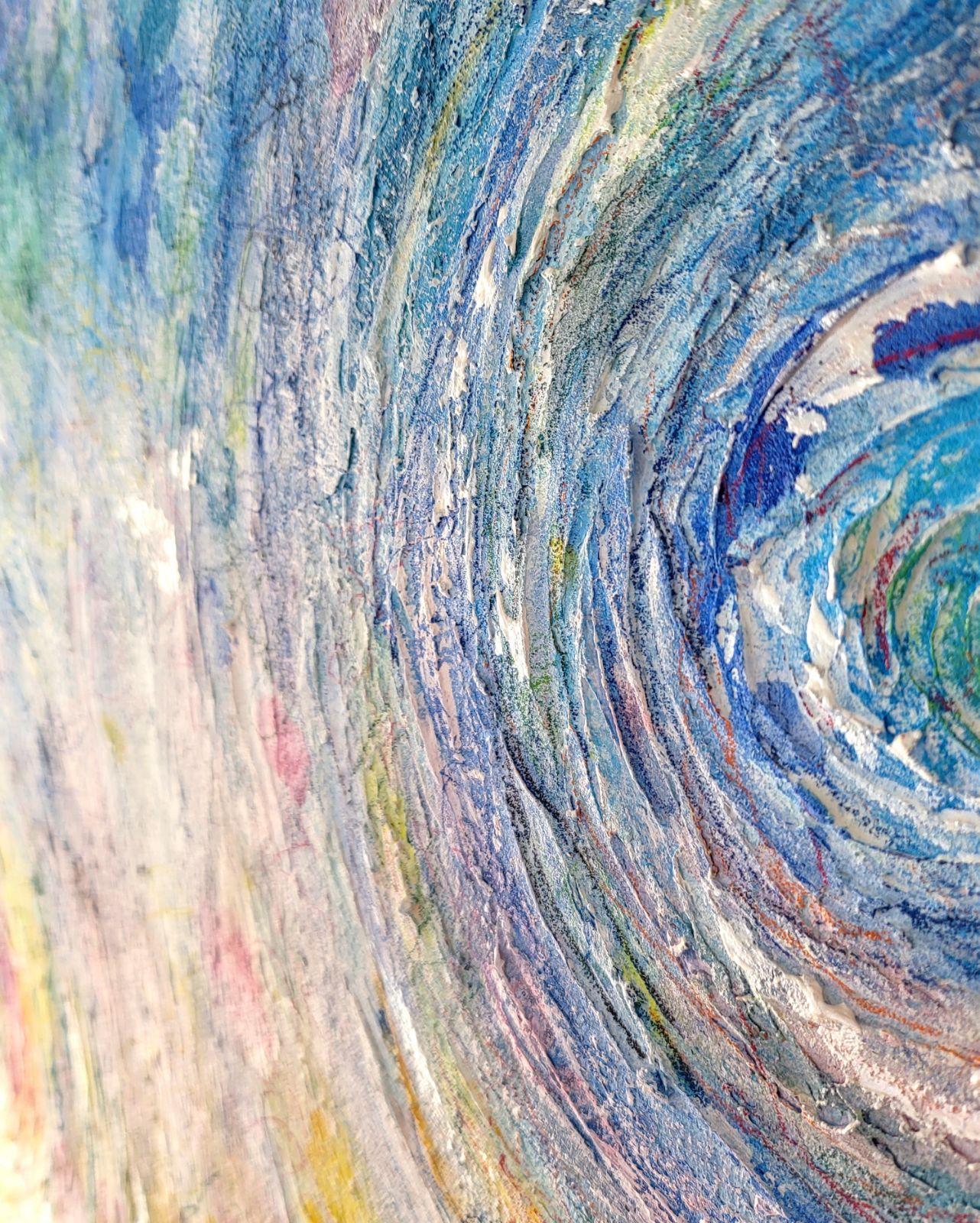 HARUNE-晴音- / 抽象画 90×65㎝ 大型パネル キャンバス 原画1点のみ