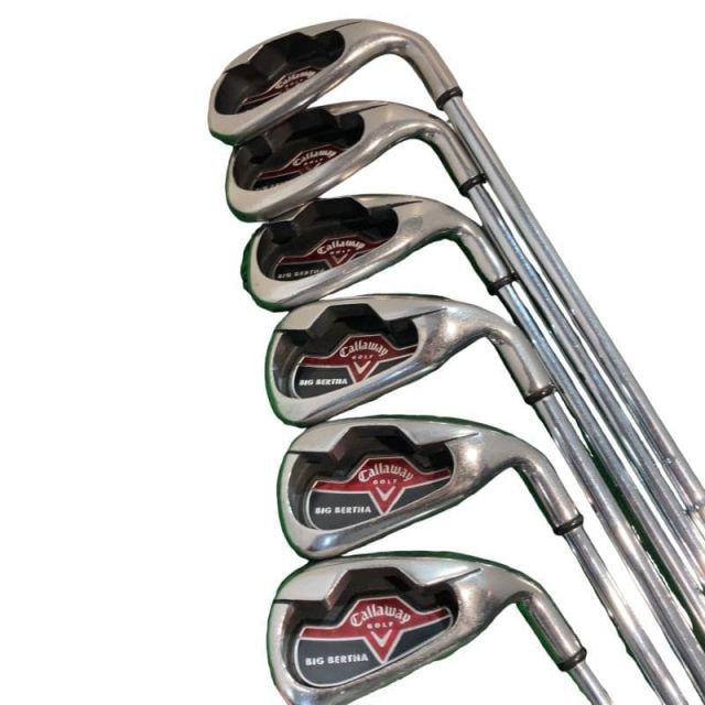 中古】 キャロウェイ BIG BERTHA IRONS(2004) 6S アイアンセット IR NS