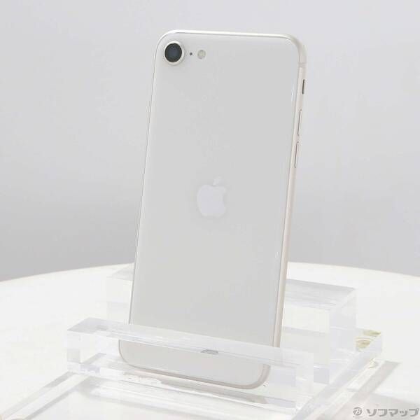 中古品〕 iPhone SE 第3世代 128GB スターライト MMYG3J／A SIMフリー