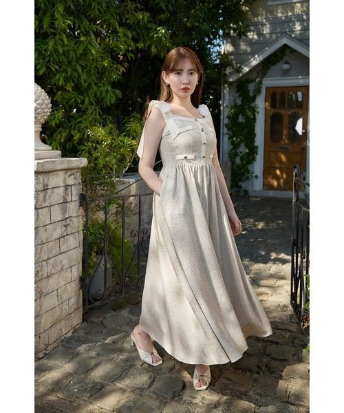 Herlipto ハーリップトゥ☆Verona Tweed Long Dress S - メルカリ