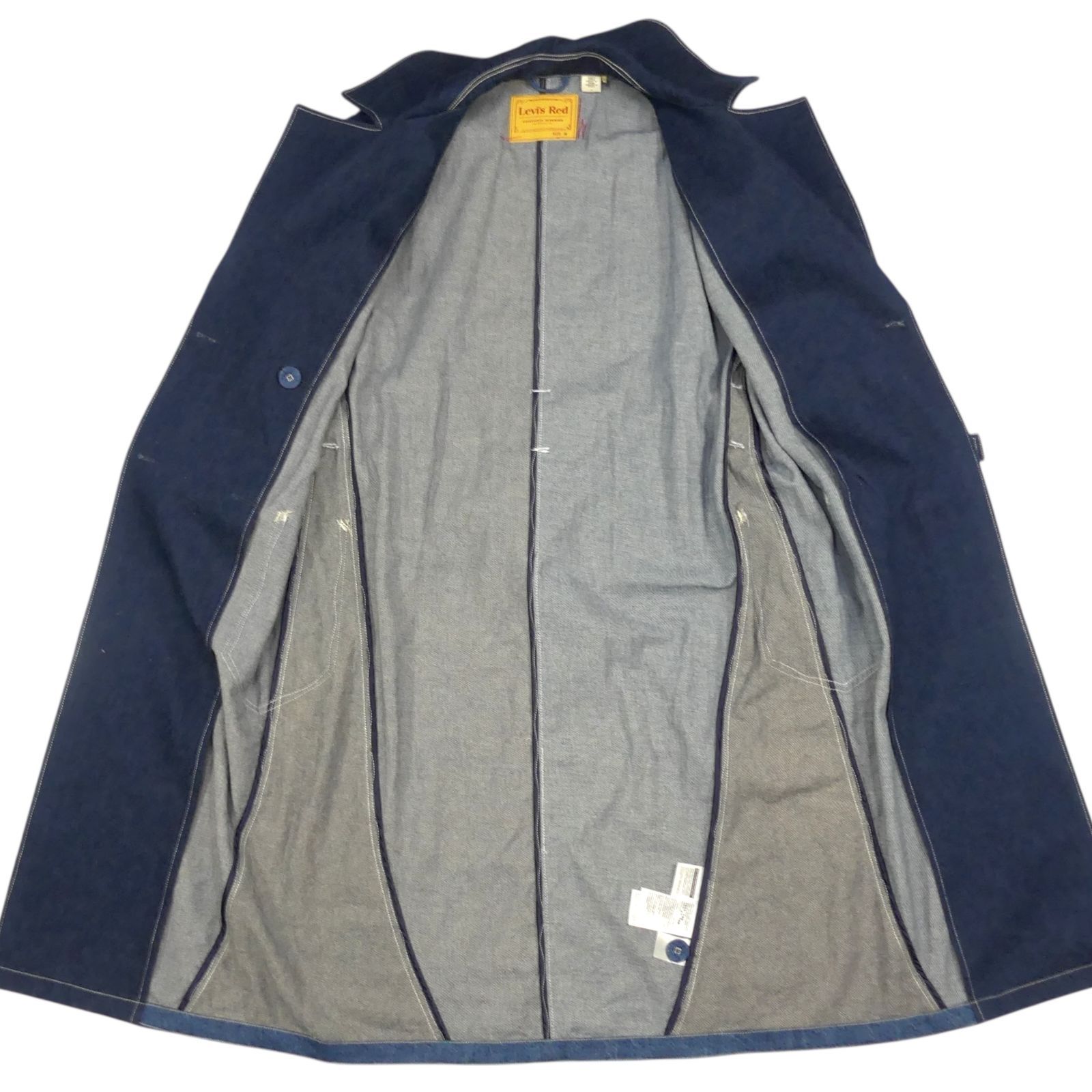 Levi’s Red リーバイスレッド　デニムロングコート 美品　サイズL Levi's Red リーバイスレッド トレンチコート デニムジャケット デニム