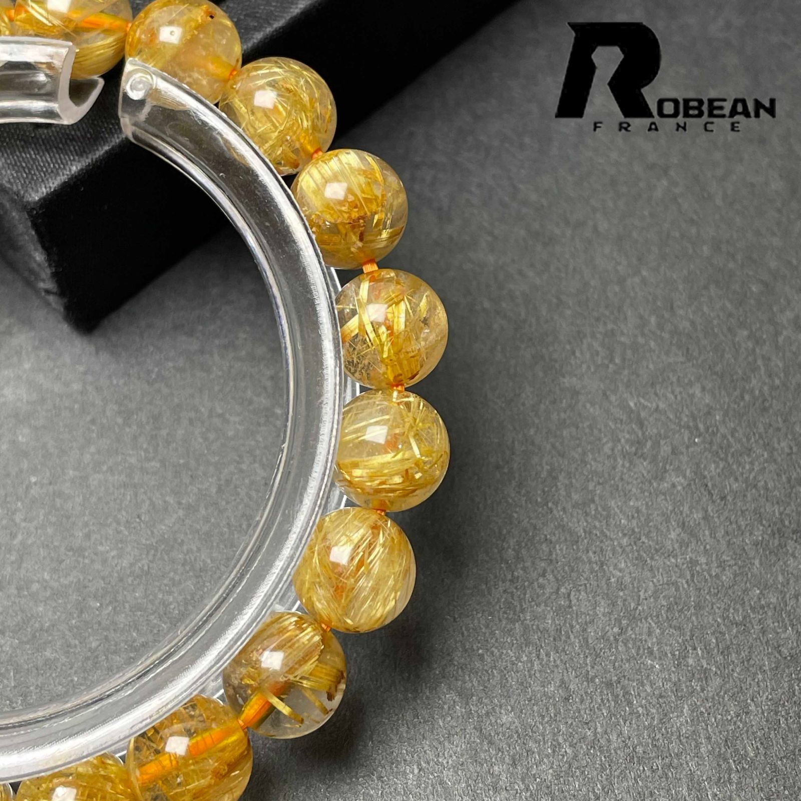 満針ルチルクォーツ ブレスレット