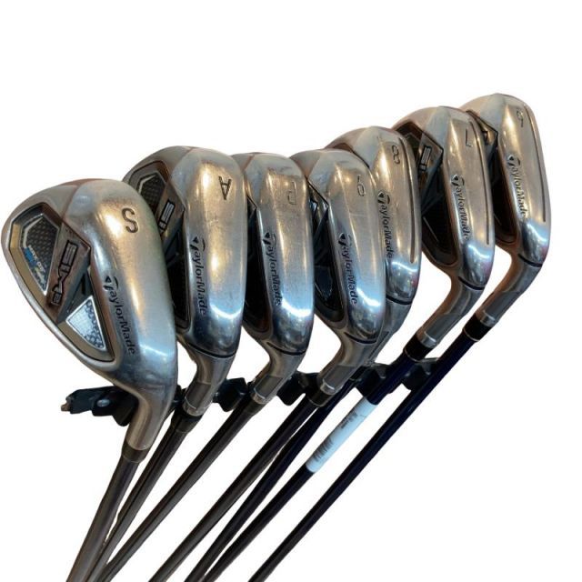 中古】 テーラーメイド SIM2 MAX・OS 7S アイアンセット IR KBS MAX