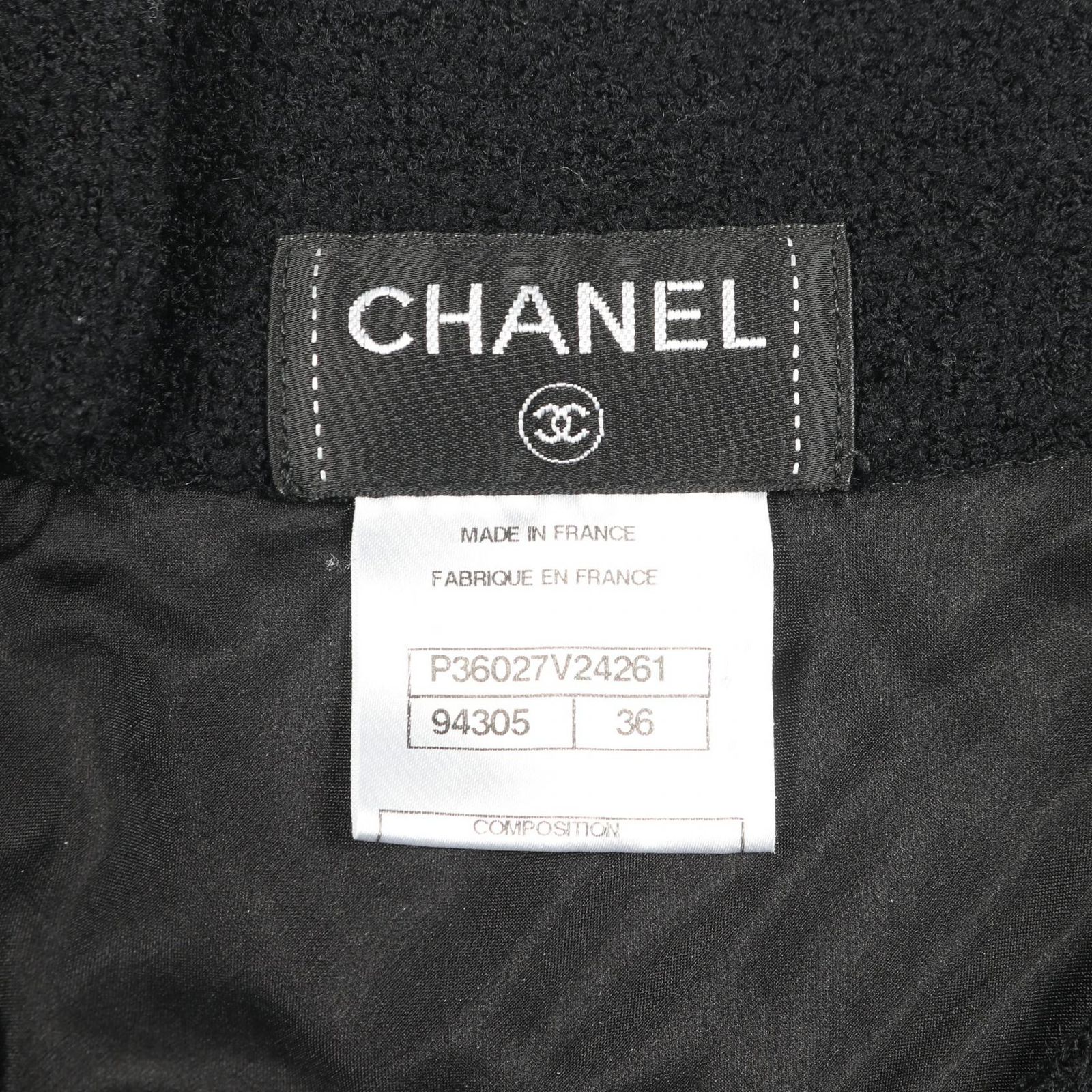 シャネル CHANEL スカート ココマークボタン ウール スカート