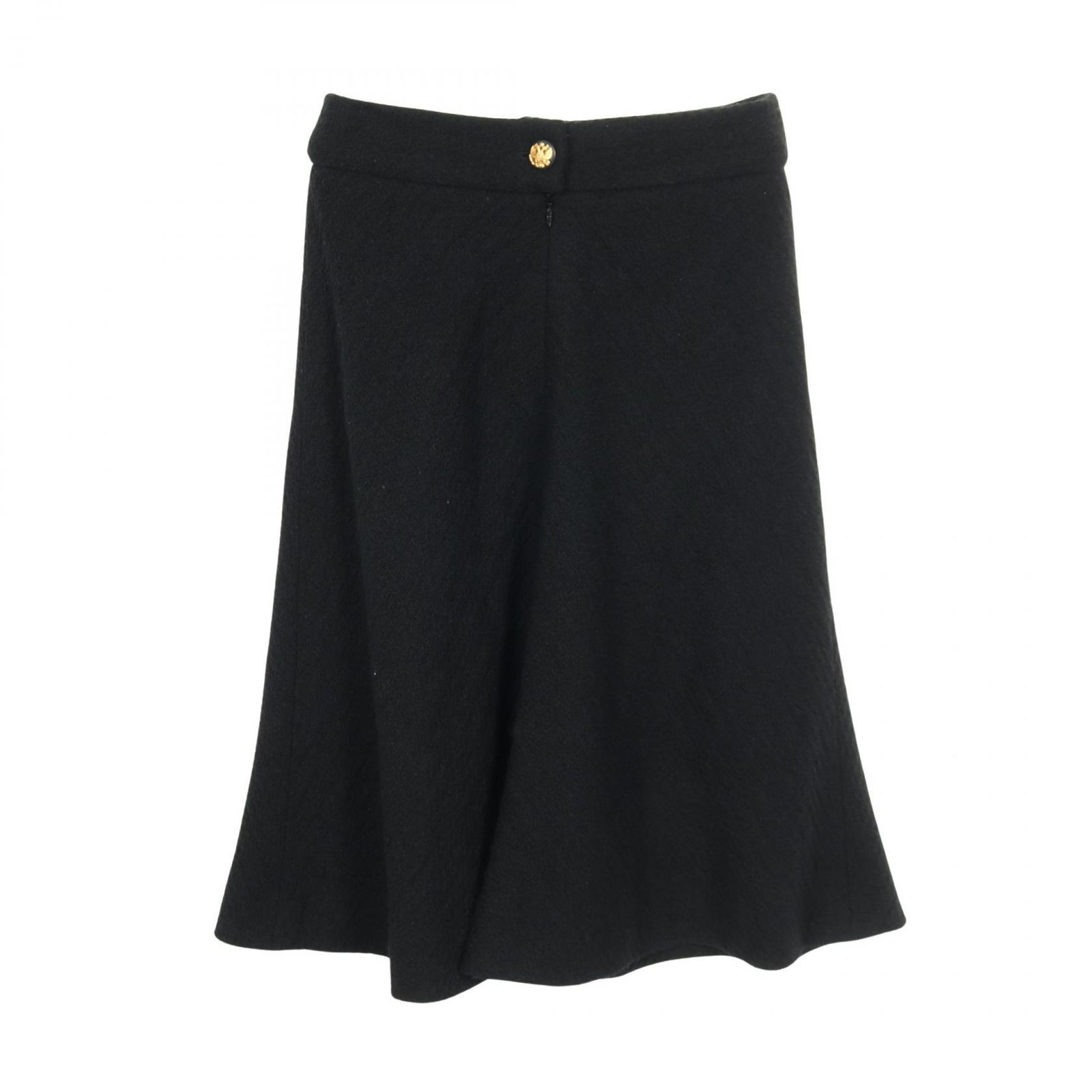 シャネル CHANEL スカート ココマークボタン ウール スカート