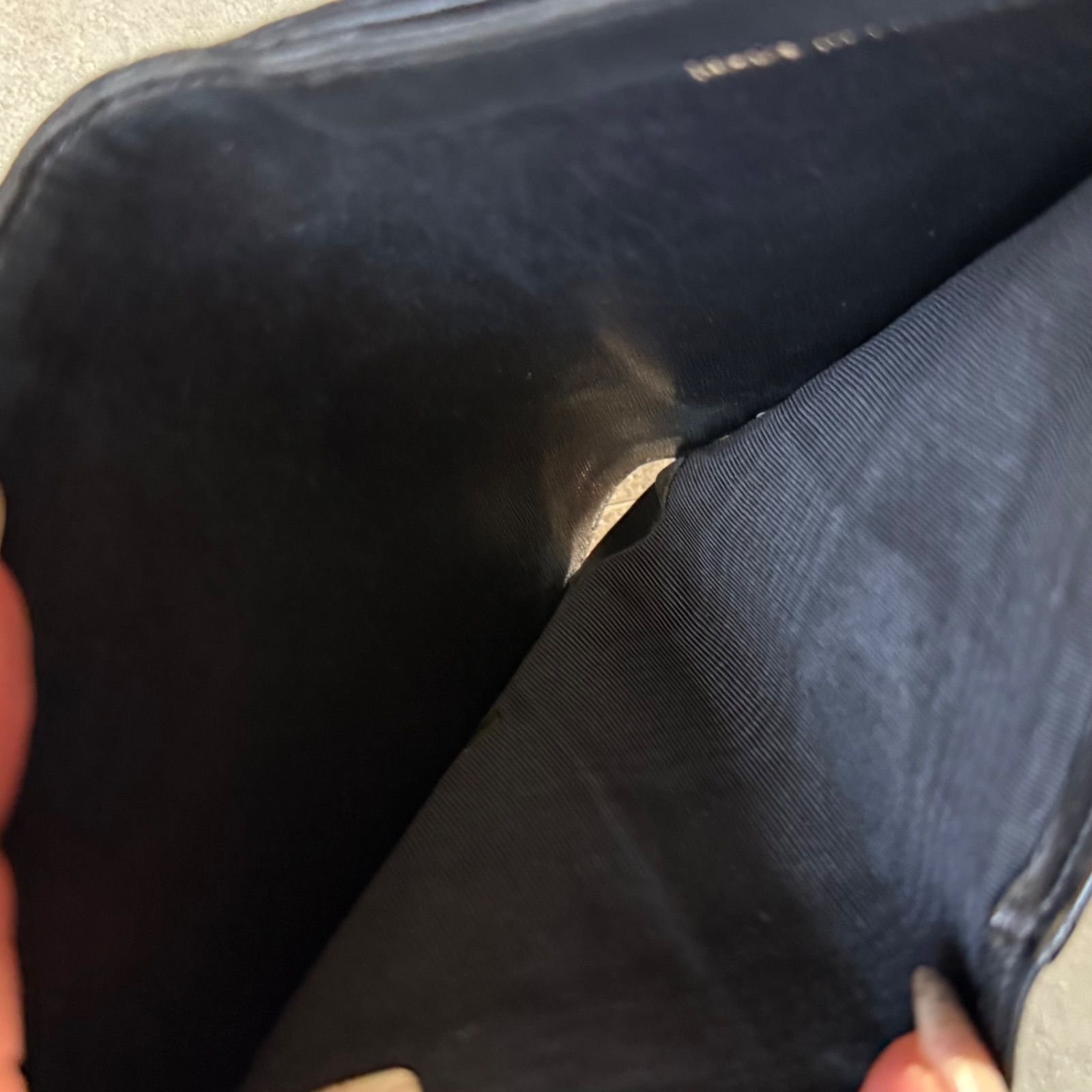 CHANEL シャネル ビコローレ 二つ折り財布 レザー Wホック ブラック 黒