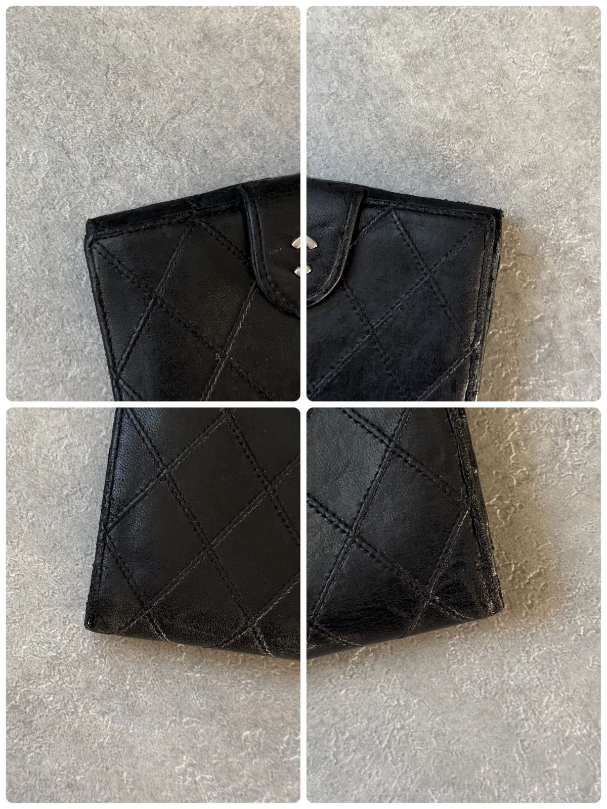 【良品】CHANEL ビコローレ ココマーク Wホック 折り財布 レザー w5 良品】CHANEL ビコローレ ココマーク Wホック 折り財布 レザー w5 楽天