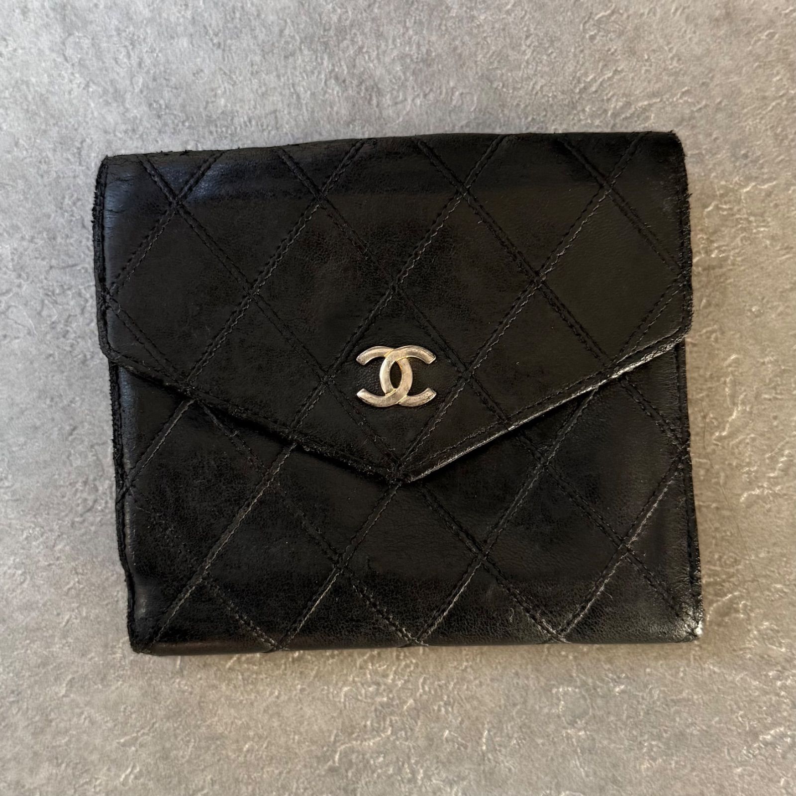 最終値下げ　CHANEL シャネル　二つ折り　ビコローレ　コンパクト　財布 極美品】CHANEL シャネル ビコローレ 二つ折り財布｜Yahoo!フリマ（旧