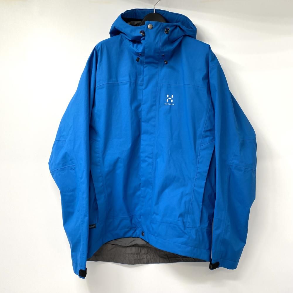 中古】HAGLOFS マウンテンパーカ サイズS ブルー ホグロフス[17