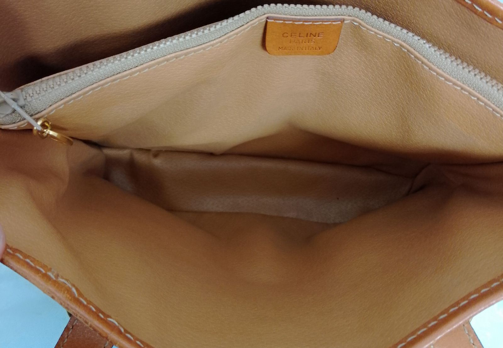 APS22 セリーヌ 極美品 マカダム ハンドバッグ バケツ型 トリオンフ