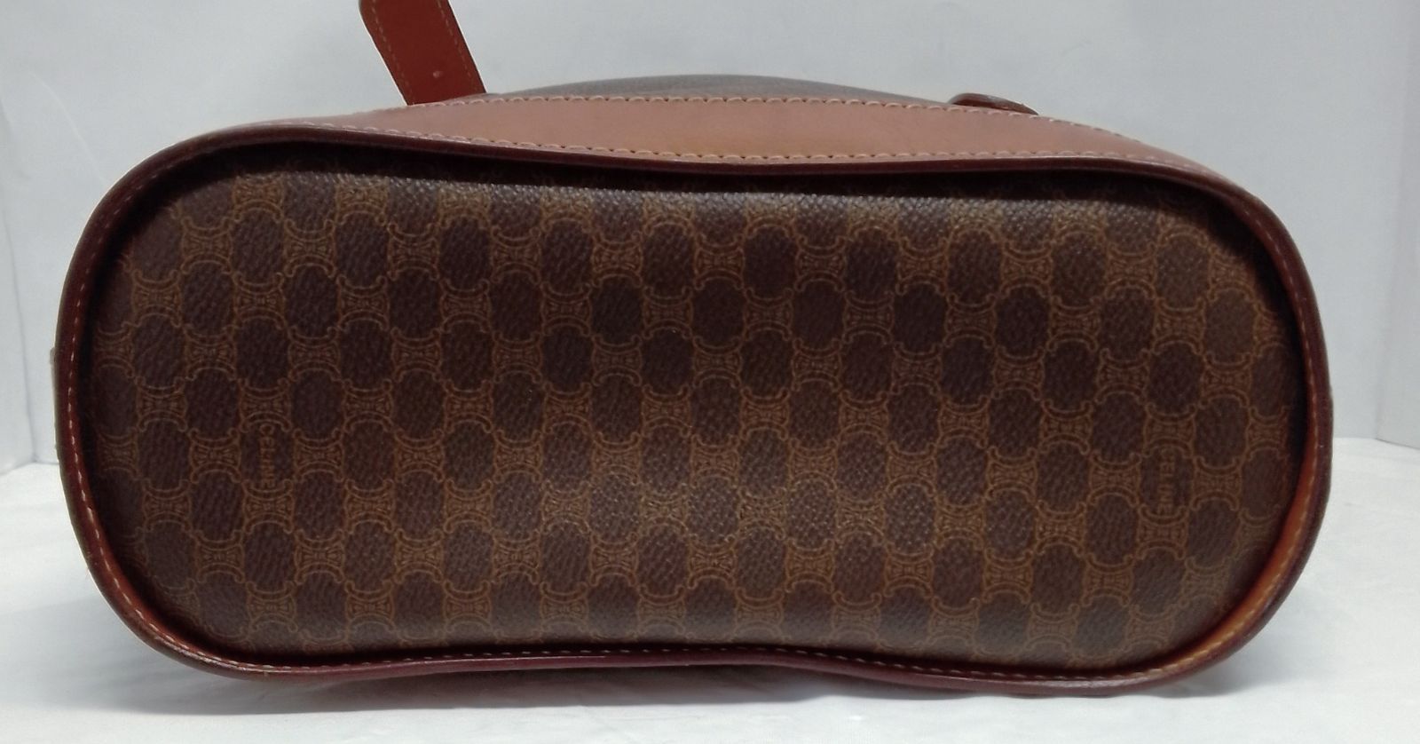 APS22 セリーヌ 極美品 マカダム ハンドバッグ バケツ型 トリオンフ