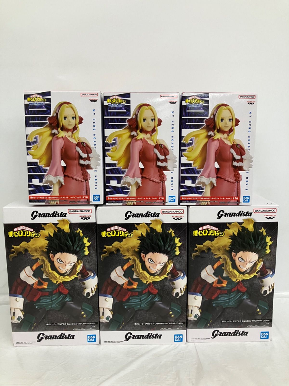 未開封 僕のヒーローアカデミア フィギュア 2種6個セット LFQ999 f101