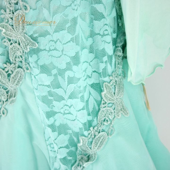 【美品 社交ダンス衣装】ワンピースドレス prima boutique 水色 社交ダンス 衣装 スタンダード ドレス ワンピース パーティ衣装 prima