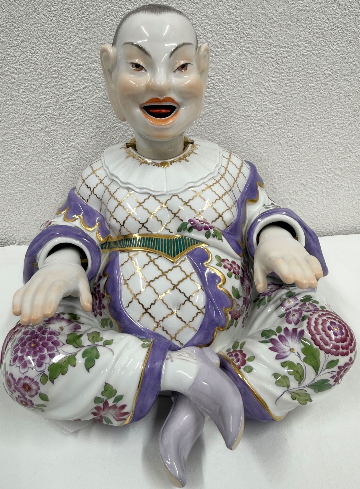 箱付／真作】マイセン パゴダ フィギュリン 小サイズ 高さ約15cm 交差