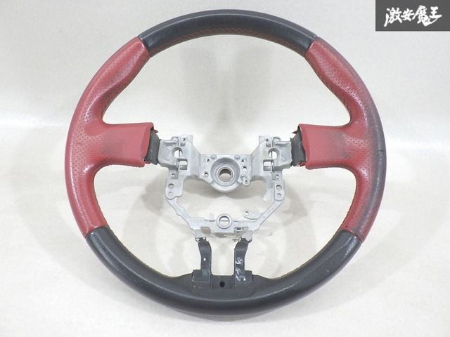 美品】トヨタ純正 ZN6 86 ハチロク 後期 レザー ステアリング ハンドル