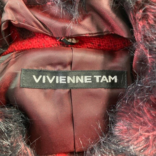 VIVIENNE TAM ステンカラーコート ロング丈 ロングコート ウールコート