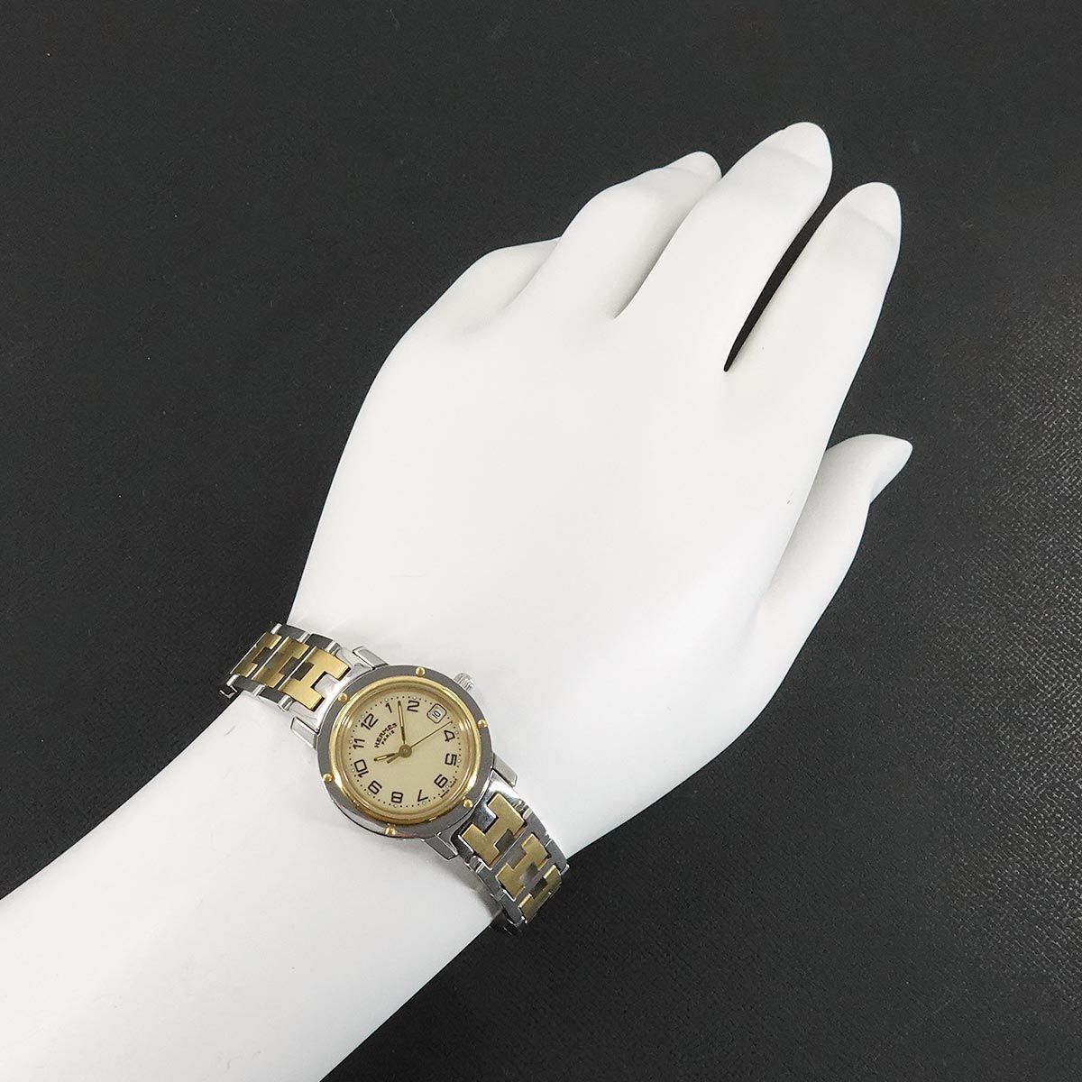 エルメス HERMES クリッパー コンビ CL4 220 ヴィンテージ レディース 