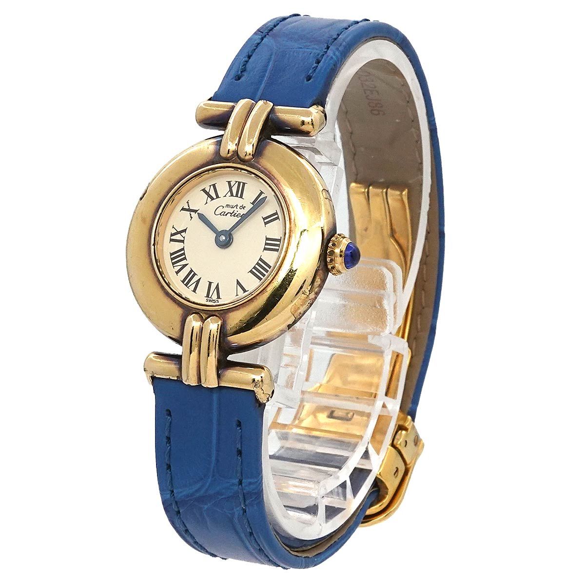 Cartier マストコリゼ ヴェルメイユ ヴィンテージ 腕時計 アイボリー Cartier マストコリゼ ヴェルメイユ ヴィンテージ 腕時計 アイボリー