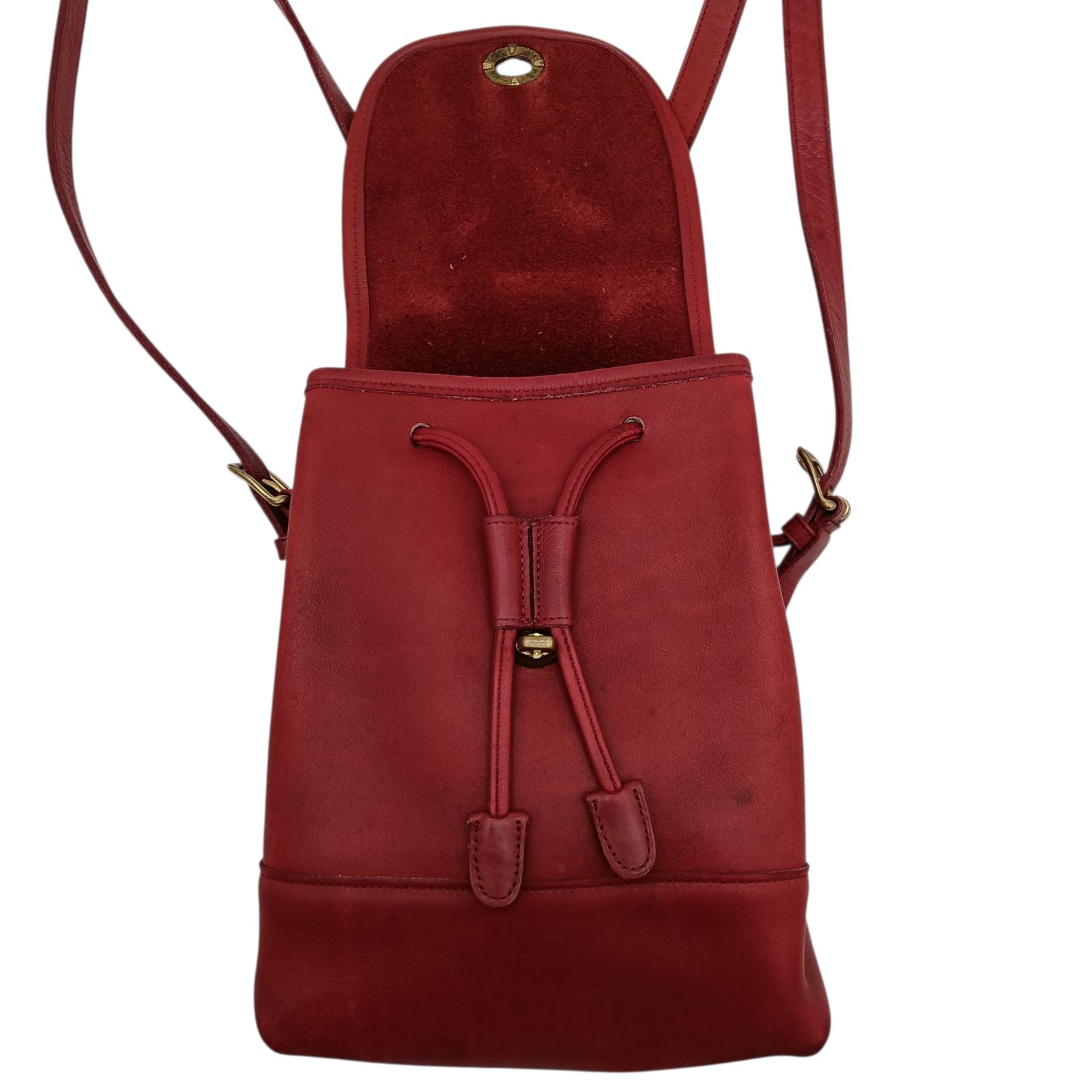 COACH オールドコーチ ターンロック ケース グラブタンレザー 赤 COACH オールドコーチ ターンロック ケース グラブタンレザー 赤 COACH