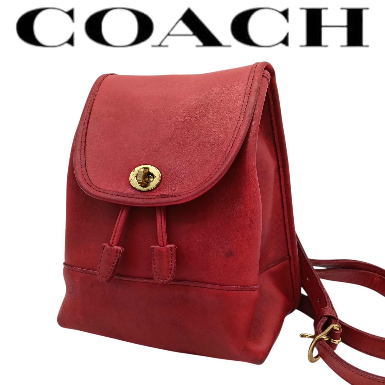 COACH コーチ オールドコーチ リュック グラブタンレザー 9960 USA
