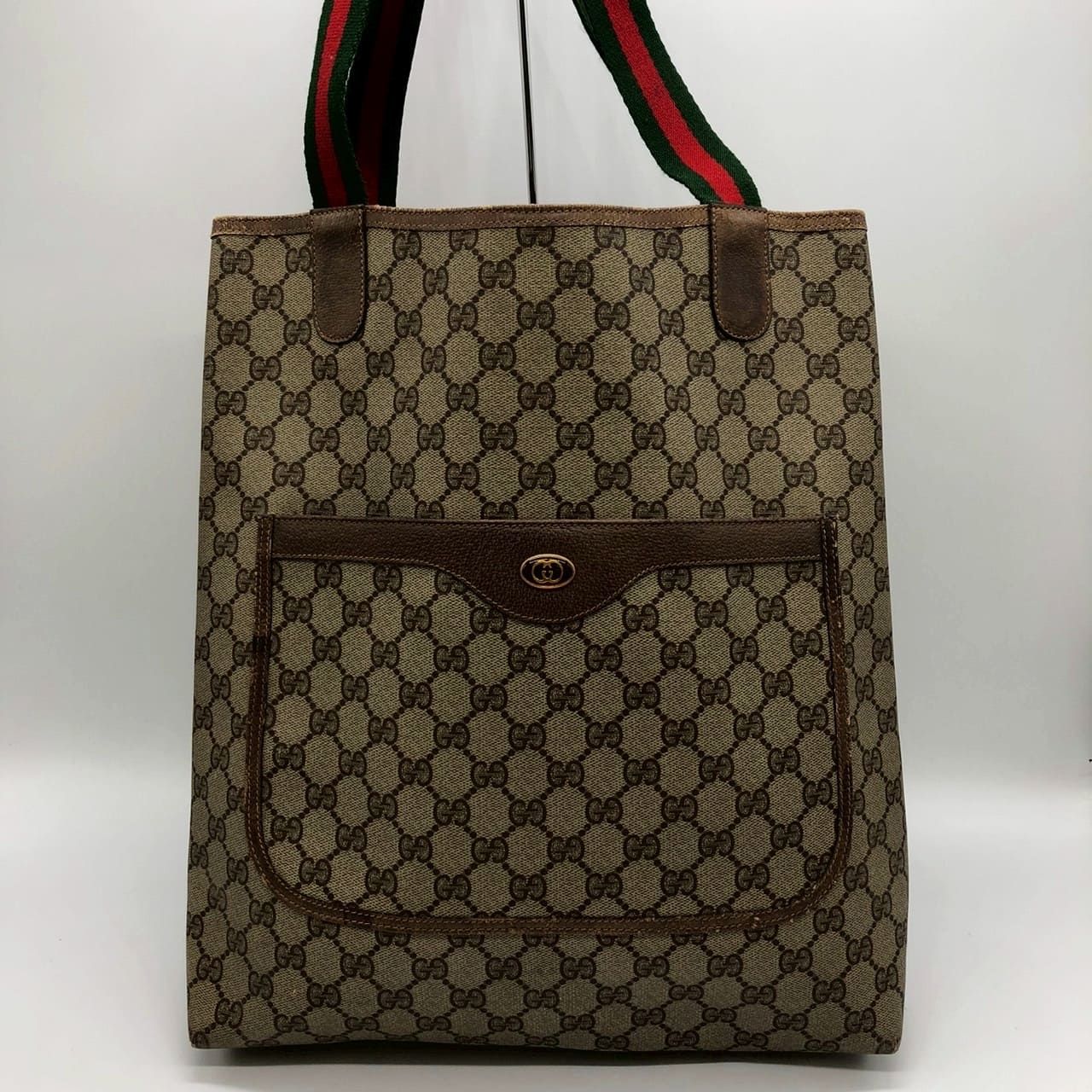 GUCCI グッチ ヴィンテージ トートバッグ GGスプリーム シェリー GUCCI グッチ ヴィンテージ トートバッグ GGスプリーム シェリー