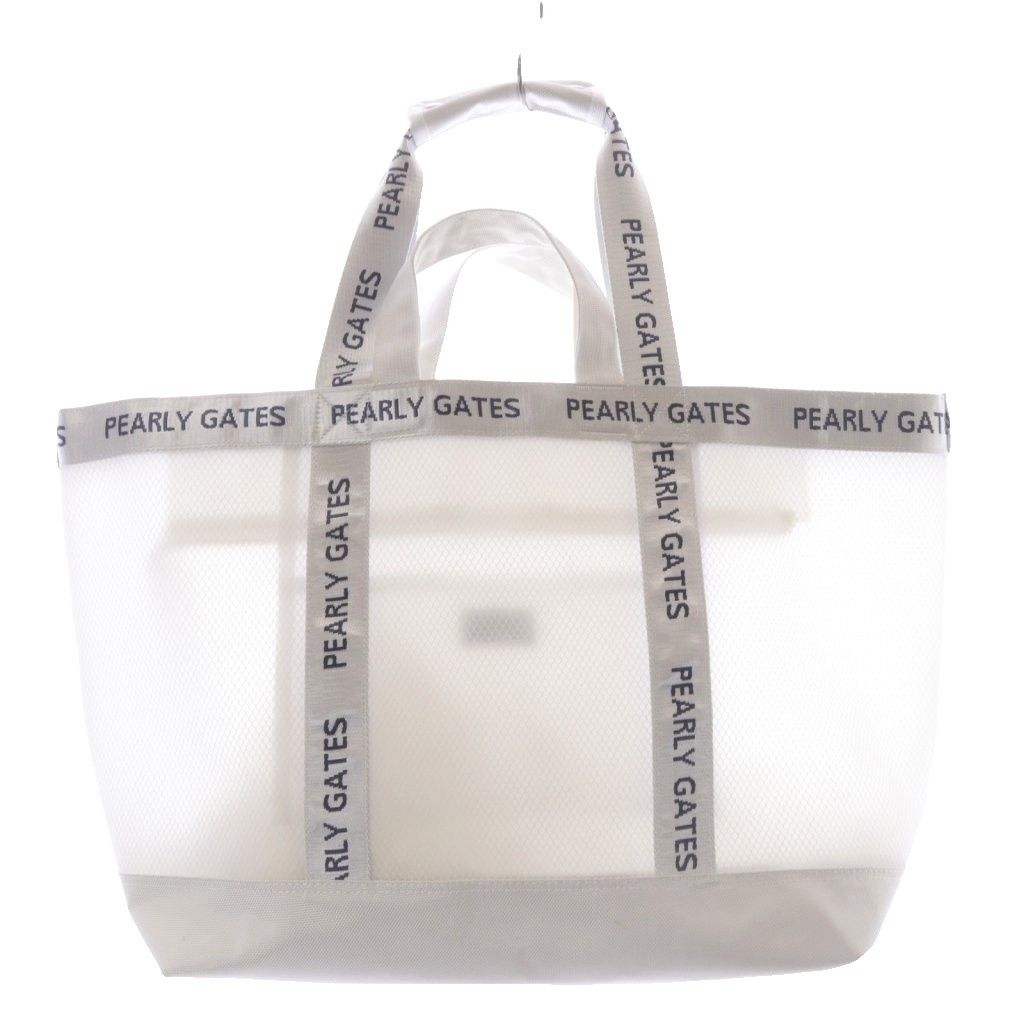 PEARLY GATES ホワイトロッカーバッグ トートバッグ PEARLY GATES（パーリーゲイツ） トートバッグ 「PEARLY GATES
