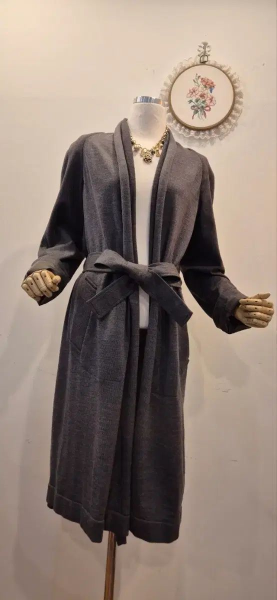 CIVIDINI コート　42 CIVIDINI シビディーニ 42 ニットバイカラー ウールコート - メルカリ