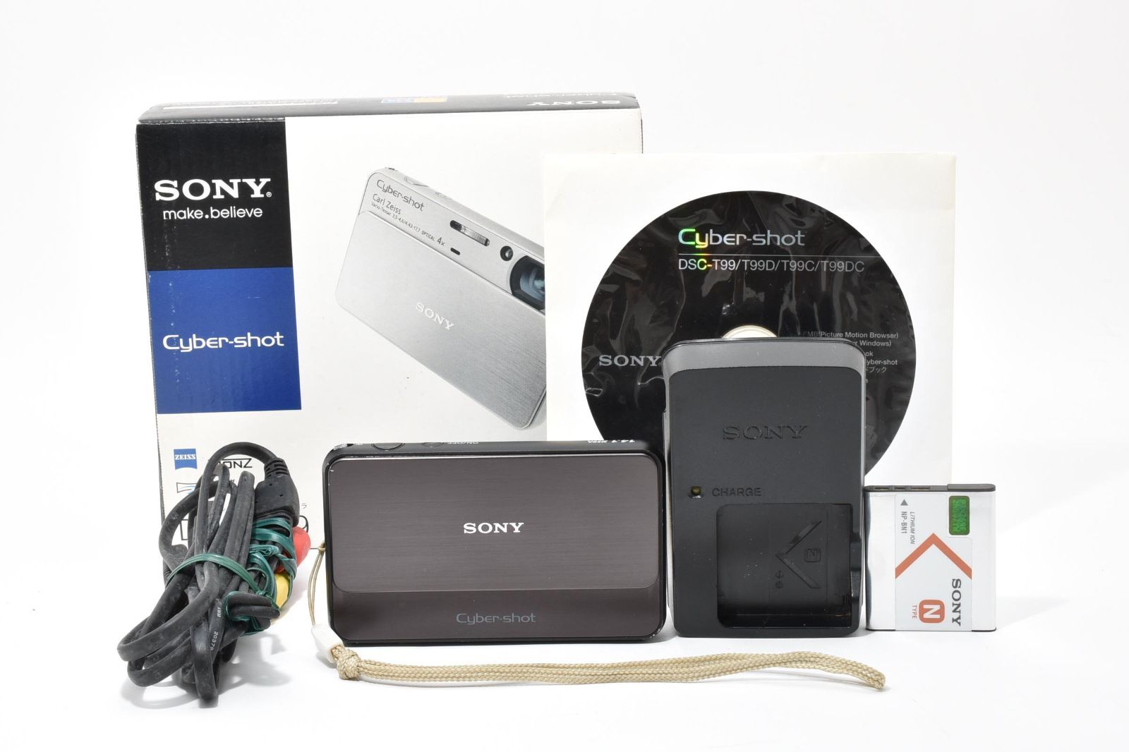 カメラ 【極美品・付属品完備】SONY Cyber-shot DSC-T110 レッド