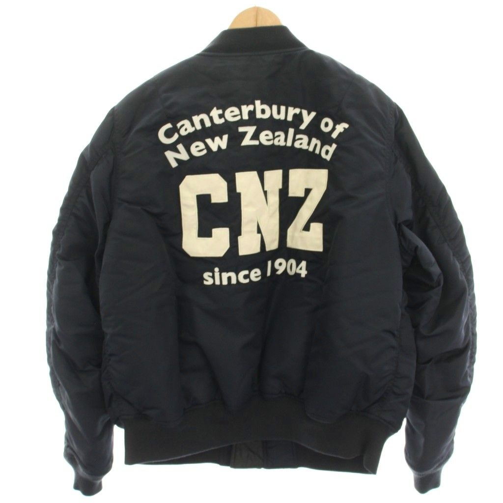 F-GOLF CANTERBURY カンタベリー中綿ナイロンブルゾン刺繍 F-GOLF