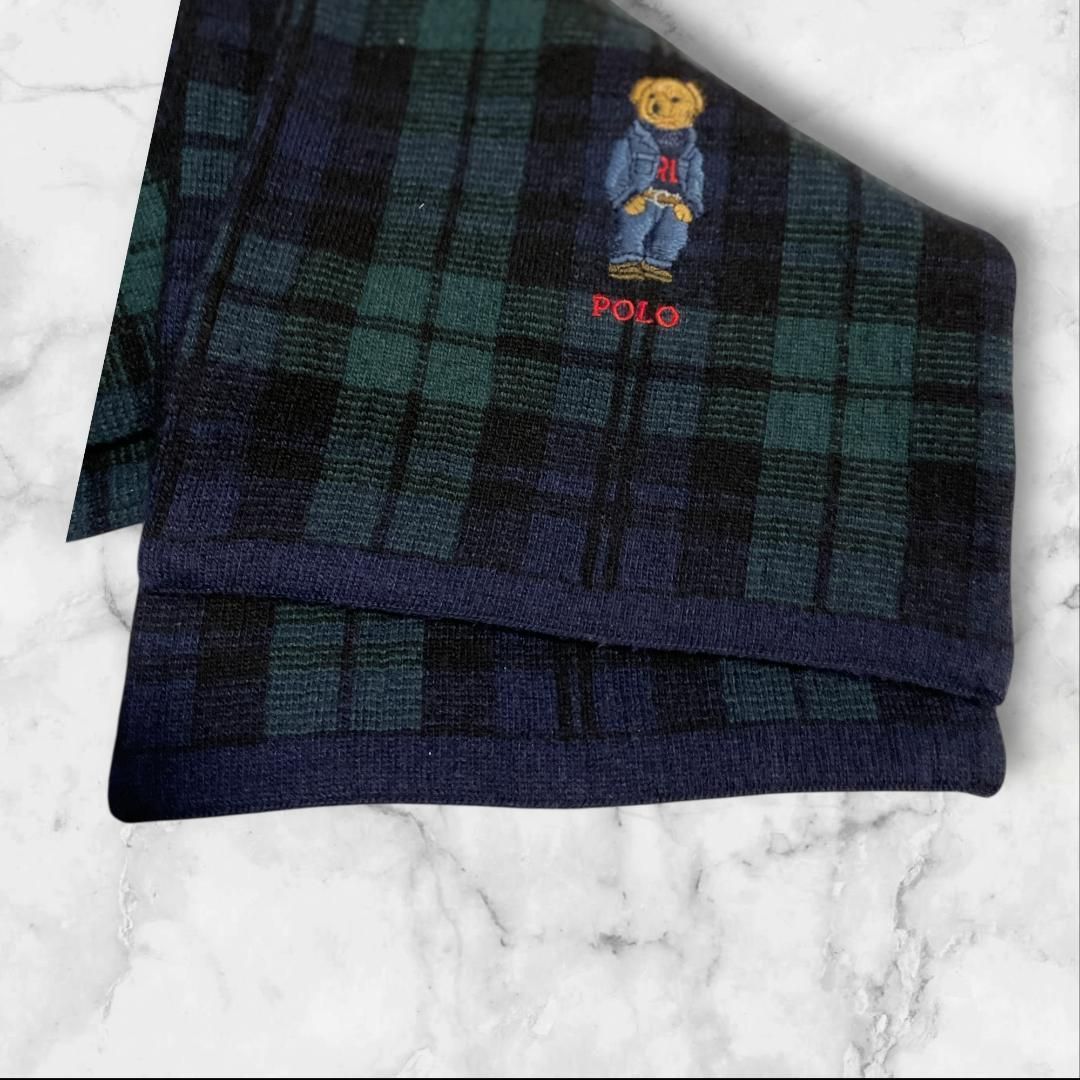 POLO RALPH LAUREN ポロベア マフラー 箱タグ付 - メルカリ