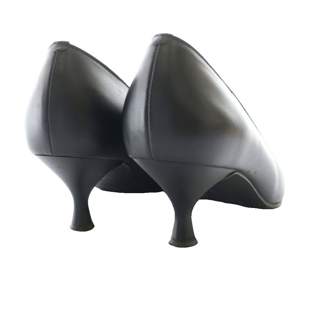 銀座かねまつ GINZA Kanematsu パンプス 23.5cm 黒 ブラック /SS □OS