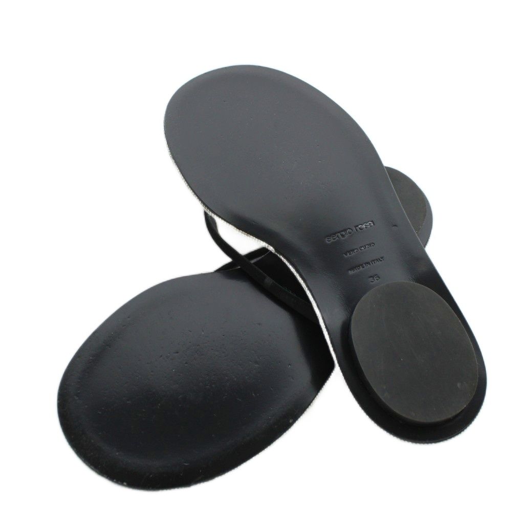 Sergio Rossi ラインストーン付きミュール Sergio Rossi ラインストーン付きミュール Sergio Rossi ライン