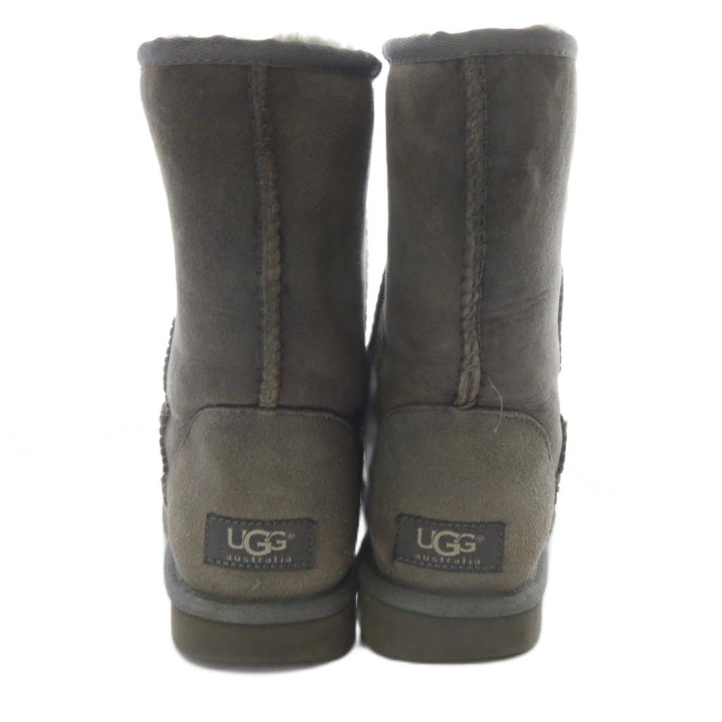 UGG 　ムートブーツ　24cm アグ オーストラリア UGG australia ムートンブーツ ミドル ロゴ 24cm